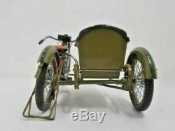 1917 Harley-Davidson Moto 3 Vitesse V-Twin 16 Maquette Avec Sidecar
