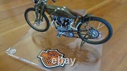 1923 Harley Davidson 8 Valve Moto Racer 110 Métal Moulé 8 COA Stand