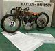 1927 Harley Davidson 8 Valve Board Track Racer Moto 16 Xonex Boîte Et Coa