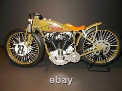 1927 Harley Davidson 8 Valve Board Track Racer Moto 16 Xonex Boîte Et COA