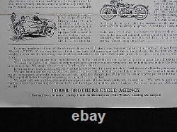1933 Foreur Brothers Harley-Davidson Moto La Crosse Wi Throttle Claqueur