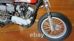 1972 Harley Davidson XR750 110 Célébres US Course Moto 8 In. Long Support COA
