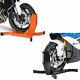 2x Bloque Roue Noir-orange Mat Pour Harley Davidson V-rod / Muscle