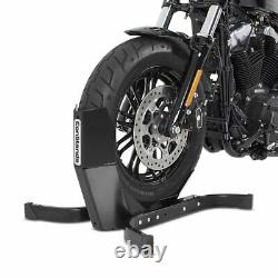 2x Bloque Roue noir-orange mat pour Harley Davidson V-Rod / Muscle