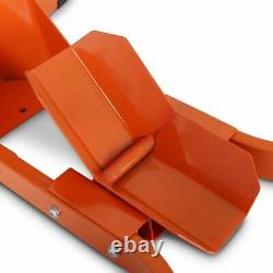 2x Bloque Roue noir-orange mat pour Harley Davidson V-Rod / Muscle