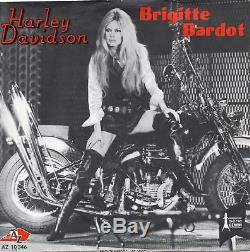 BRIGITTE BARDOT Harley Davidson SP 45 T France 1967 Gainsbourg Psyche Rock Moto