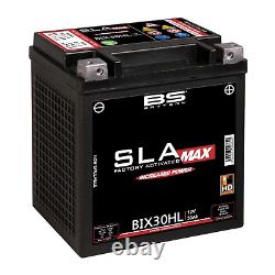 Batterie BIX30HL A / Gel / Scellée Activé BS Sla-Max 12 V 30 Ah 400 Cca X Moto