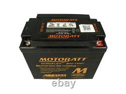 Batterie Moto MOTOBATT MBTX20UHD 12V 21Ah CCA310 Compatible yuasa YTX20BS