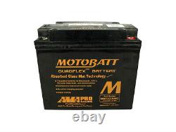 Batterie Moto MOTOBATT MBTX20UHD 12V 21Ah CCA310 Compatible yuasa YTX20BS