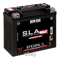 Batterie SLA BS Battery pour Moto Harley Davidson 1584 Fxcw Rocker 2008 à 2011