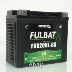 Batterie SLA Fulbat pour Moto Harley Davidson 1584 Dyna Wide Glide 2007 à 2008