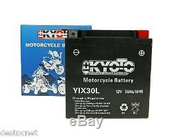 Batterie moto avec Acide YIX30L 12V-30Ah HARLEY DAVIDSON FLT FLH 1450 1580