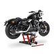 Bequille Atelier Pour Harley Davidson Sportster 1200 Custom Noir Leve Moto Cric