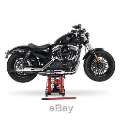 Bequille atelier pour Harley Davidson Sportster 883 Superlow roug-noir leve moto