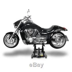 Bequille d'atelier MXS pour Harley Davidson leve moto cric hydraulique elevateur