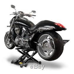 Bequille d'atelier XL pour Harley Davidson Softail Custom leve moto cric noir