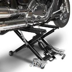 Bequille d'atelier XL pour Harley Davidson Softail Custom leve moto cric noir