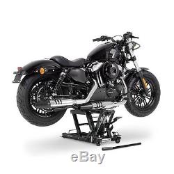 Bequille d'atelier pour Harley Davidson Dyna Fat Bob (FXDF) leve moto cric noir