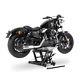 Bequille D'atelier Pour Harley Davidson Dyna Fat Bob (fxdf) Leve Moto Cric Noir