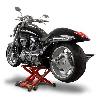 Bequille D'atelier Pour Harley Davidson Road King (flhr/i) Leve Moto Cric Rouge