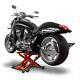 Bequille D'atelier Pour Harley Davidson Street Glide (flhx) Leve Moto Cric Rouge