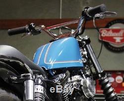 Biltwell Moto Guidon 1 chrome avec Entaille, Harley Davidson