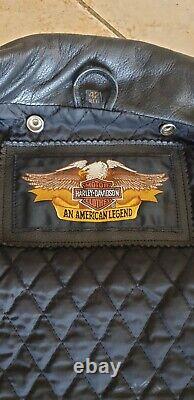 Blouson Cuir Harley Davidson Perfecto Noir Taille L
