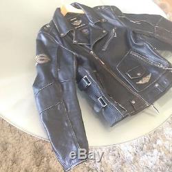Blouson cuir moto Homme Harley Davidson Taille L Neuf