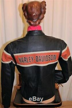 Blouson cuir moto femme HARLEY DAVIDSON cuir noir taille S