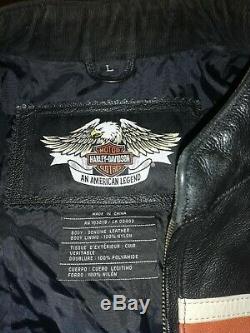 Blouson moto Harley davidson cuir taille MEDIUM homme