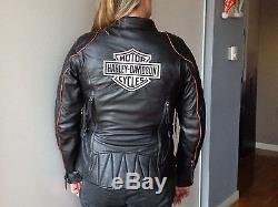 Blouson moto Harley femme
