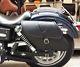 Borsa Moto Cuoio Per Harley Davidson Dyna Street Bob Wide Glide Artigianale