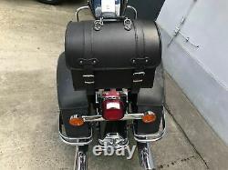 Coffre D'Arrière Loki Noir Softail Moto Valise Tricycle Harley Davidson Quad