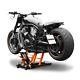 Cric Moto A Ciseaux Hydraulique Pour Harley Davidson Orange Leve De Stand Rb