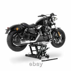 Cric Moto á Ciseaux L pour Harley Davidson Sportster 1200 Roadster noir Lève