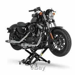 Cric Moto á Ciseaux XL pour Harley-Davidson Breakout/ 114 noir Lève Hydraulique