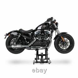 Cric Moto á Ciseaux XL pour Harley Davidson Freewheeler noir Lève Hydraulique