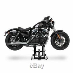 Cric Moto á Ciseaux XL pour Harley Davidson Street 500 noir Lève Hydraulique