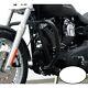 Dyna Pare-cylindre Noir Rectangle Pare Jambes Pare-carter Pour Harley Moto