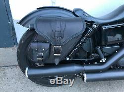Dynamite Noir Kit Sacoches de Selle Moto HD Harley Davidson Dyna Sportster