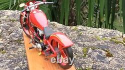 Exceptionnelle Harley Davidson 1600 Compresseur 1/6 Tout Metal