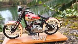 Exceptionnelle Harley Davidson Knuklehead 1936 1/6 Tout Metal