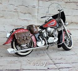 Fait Main Vintage Harley Davidson Moto Jouet Miniature Métal Décoration Cadeau