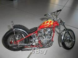 Franklin Mint Moto Harley Davidson 1/10 Easy Rider Billy Bike 1969 Precision Mod
