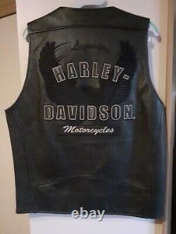 Gilet Cuir Harley Davidson