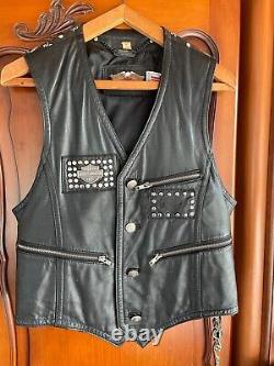Gilet cuir Motor Harley Davidson Cycles taille M