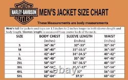 Gilet de motard en cuir véritable pour homme Harley Davidson moto en détresse