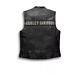 Gilet De Motard Moto Véritable Homme Harley Davidson Cuir Noir Moto Hommes