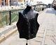 Gilet En Cuir Noir Harley Davidson Moto Biker Vintage Original Taille Xxxl