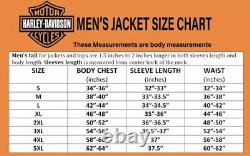 Gilet en cuir véritable motard Harley Davidson pour homme moto articulé vieilli